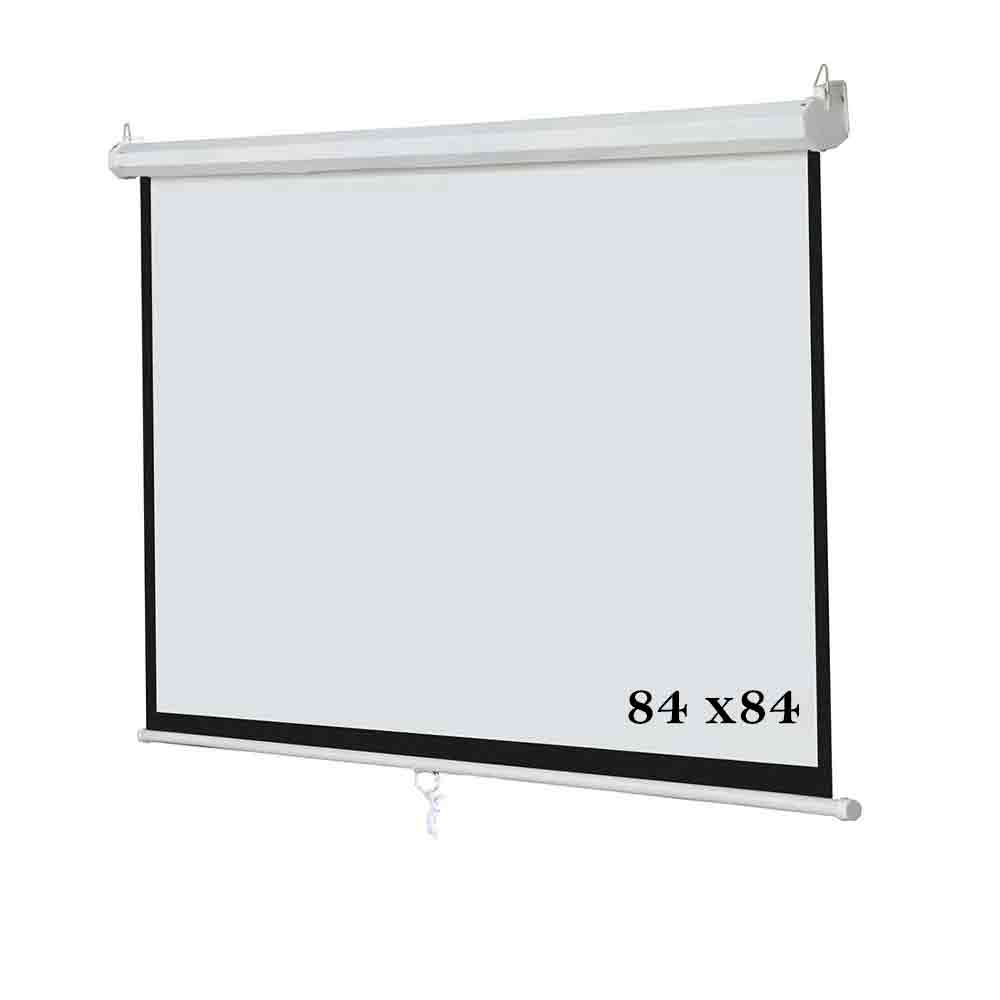 Wall Mounted Projector Screen Manual 7 Feet (84"x84")