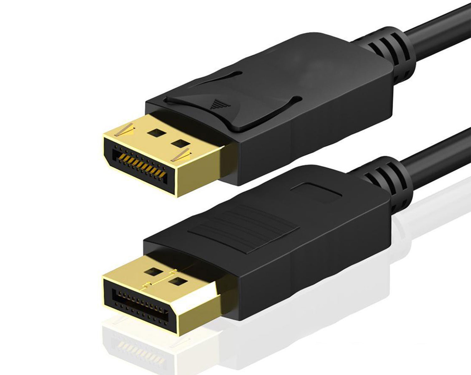 High-Performance DisplayPort to DisplayPort 1.2 Cable - 1m, 4K@60Hz, Dual-Mode, HDCP 1.3