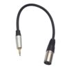 3.5mm Jack to XLR Male 01 Meter Converter Cable