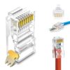 CAT5 RJ45 100 Connectors Pack