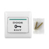 Plastic Door Open Release Exit Push Button Switch with 2 Screw for Connect