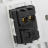 Plastic Door Open Release Exit Push Button Switch Backside connection ports