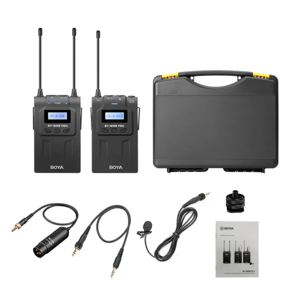 BOYA BY-WM8 Pro-K1 UHF Dual-Channel Wireless Microphone System