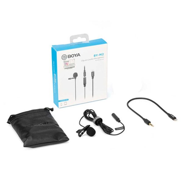 BOYA BY-M2 Clip-on Lavalier Microphone