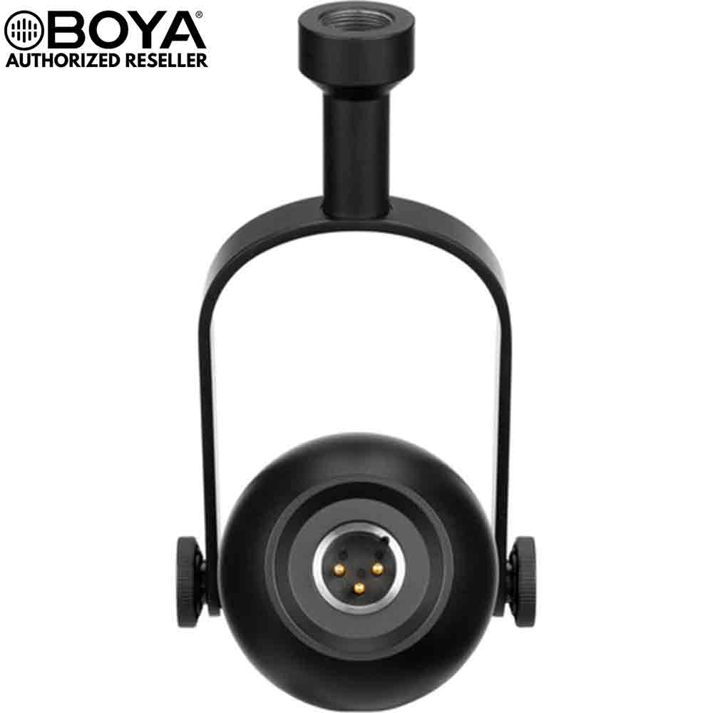 BOYA BY-DM500 Dynamic XLR Podcast Microphone Back View