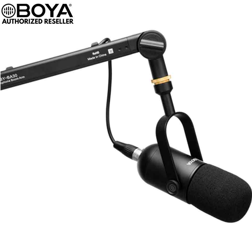 BOYA BY-DM500 Dynamic XLR Podcast Microphone In Use