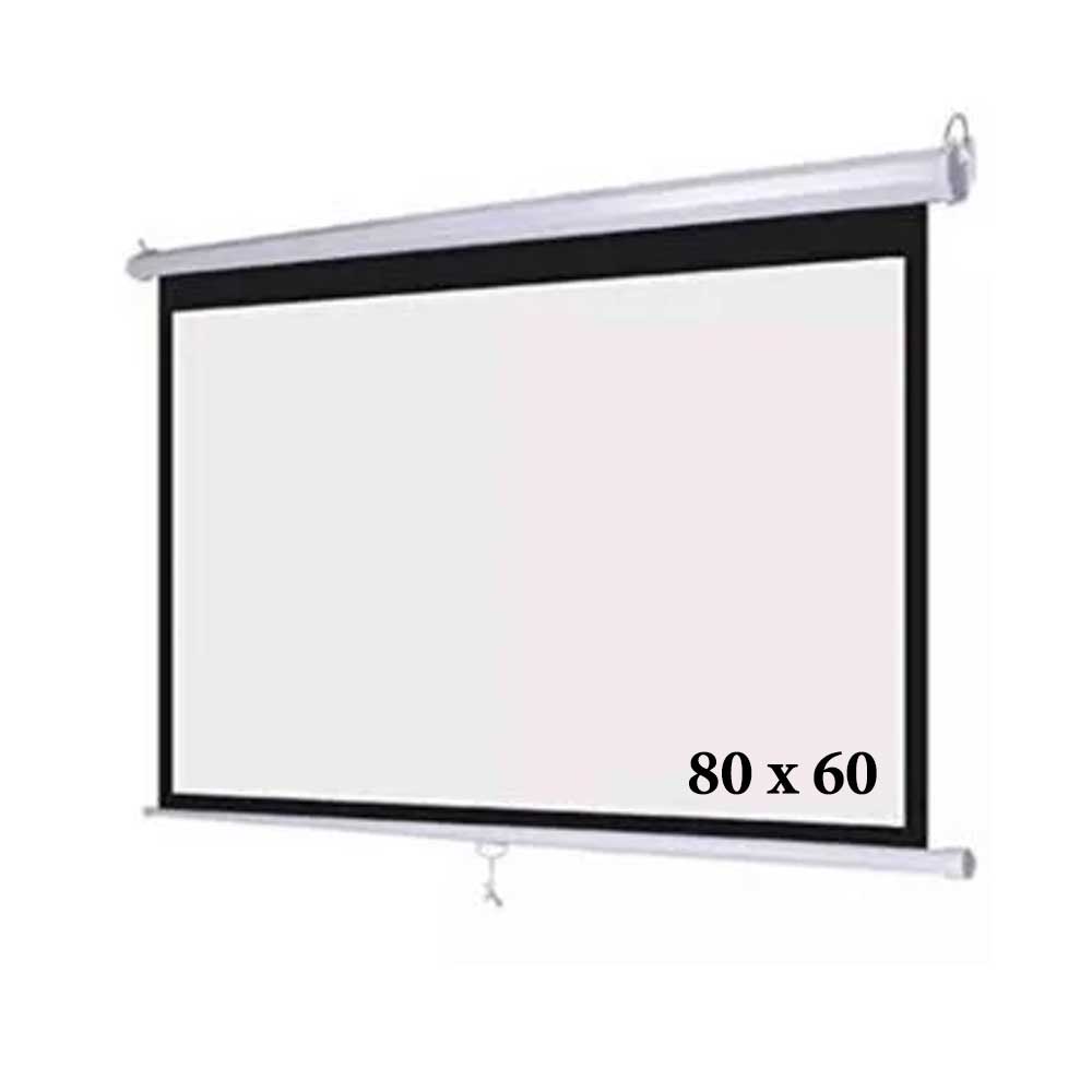 Wall Mounted Projector Screen Manual 80″x60″