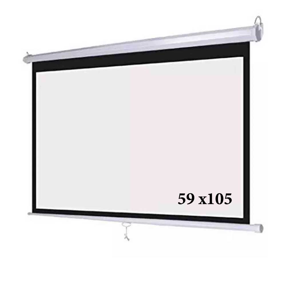 Wall Mounted Projector Screen Manual HD 16:9 (59″x105″)
