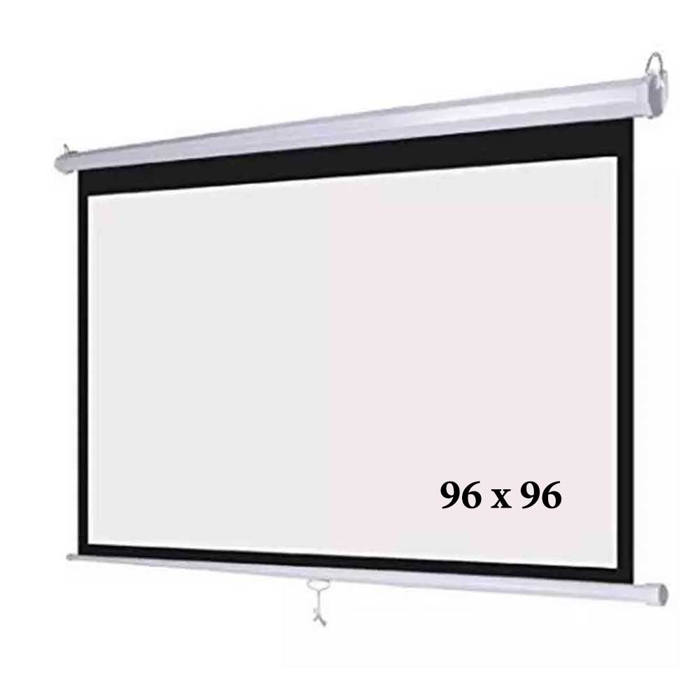 Wall Mounted Projector Screen Manual 8 Feet (96"x96")