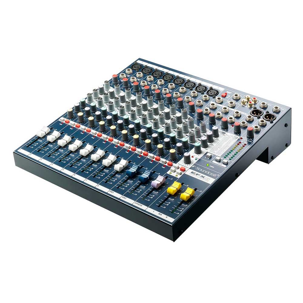 Soundcraft EFX8 Mixer with Lexicon Effects Processor Display