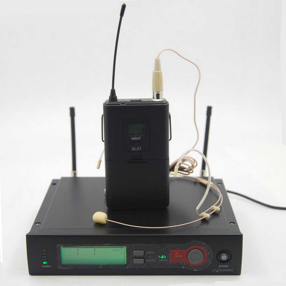 Shure SLX Wireless Headset Microphone System in action