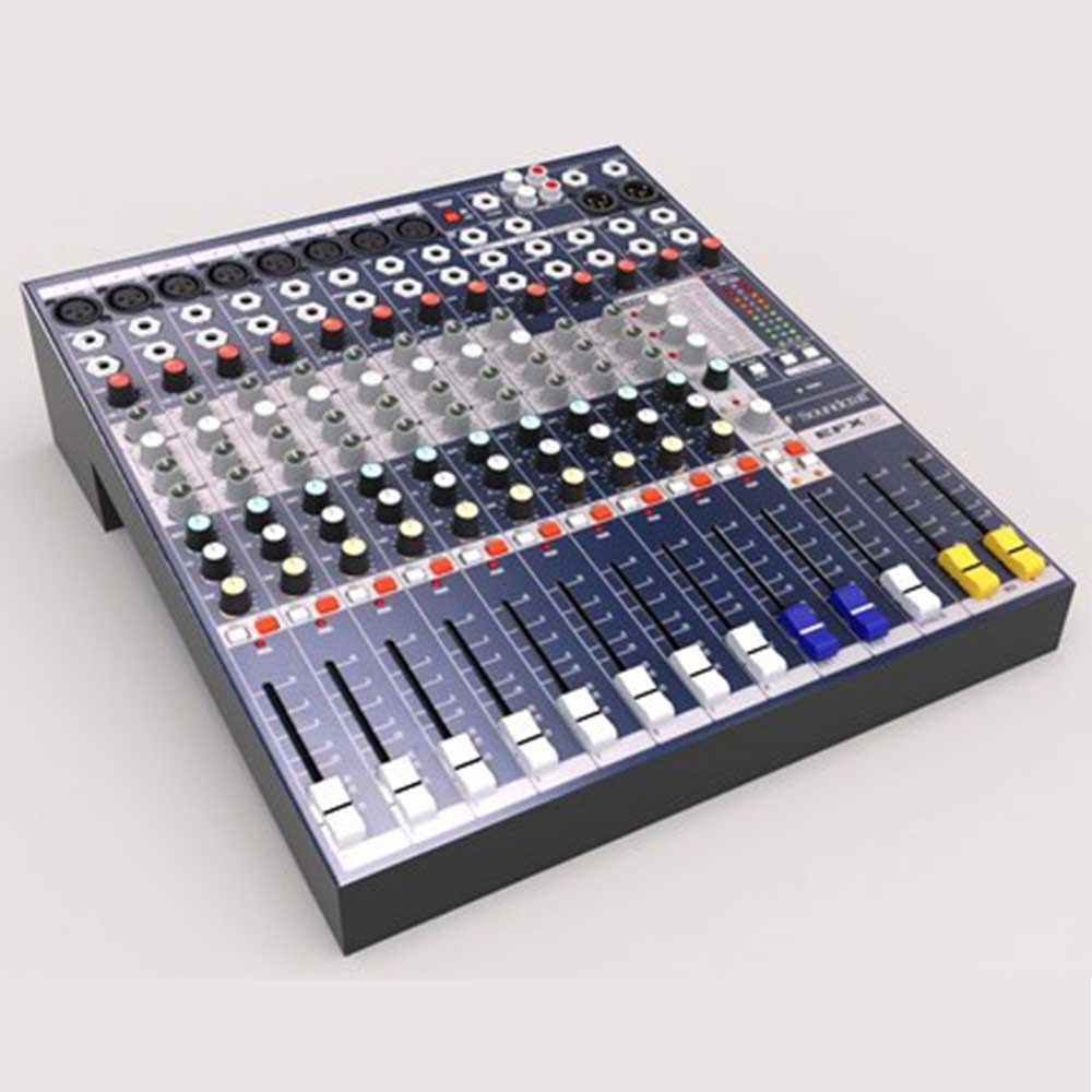 Soundcraft EFX8 Mixer in Studio Setting