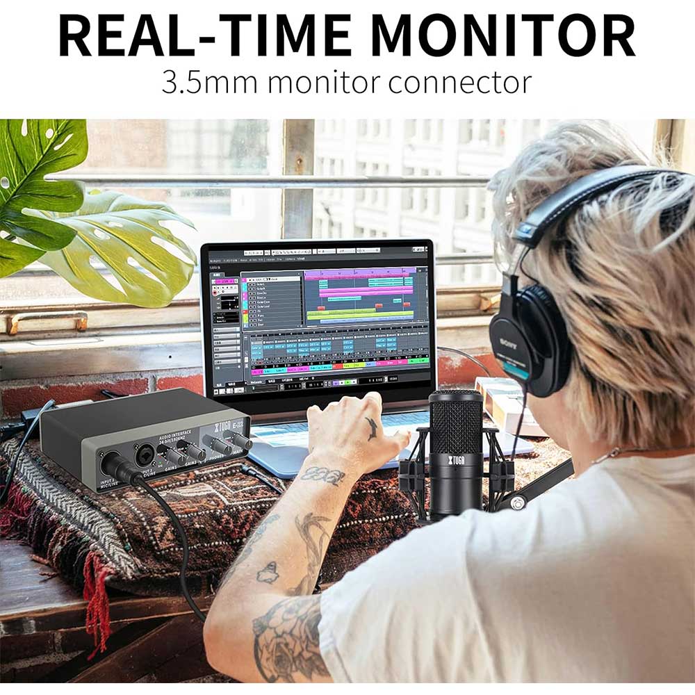 XTUGA E22 in a Professional Recording Setup
