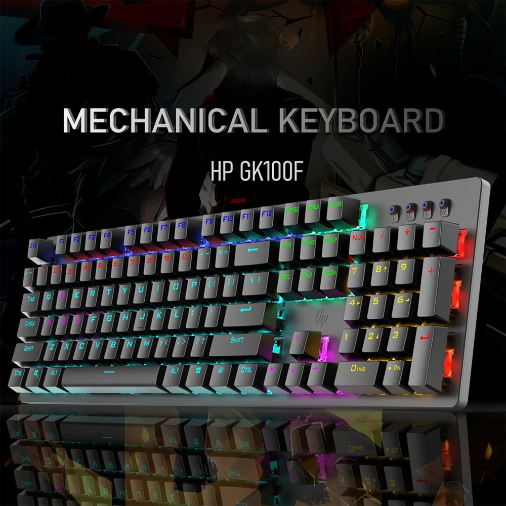 HP GK100F Gaming Keyboard in Action
