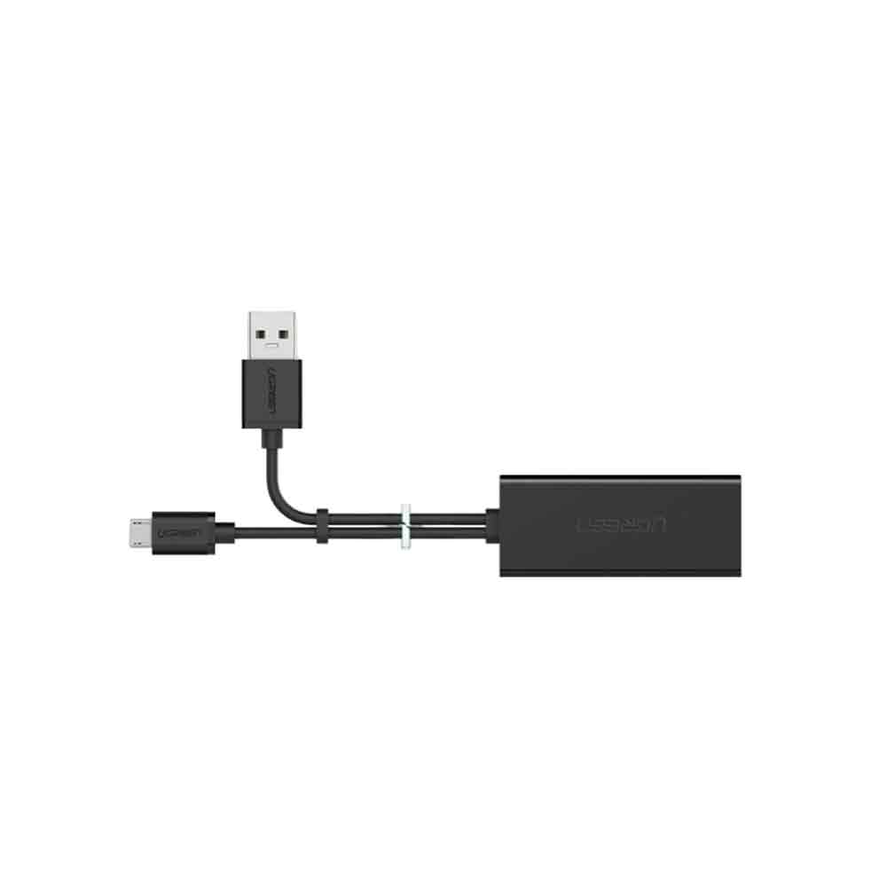 Ugreen 30985 Micro USB Ethernet Adapter High-Speed Connectivity