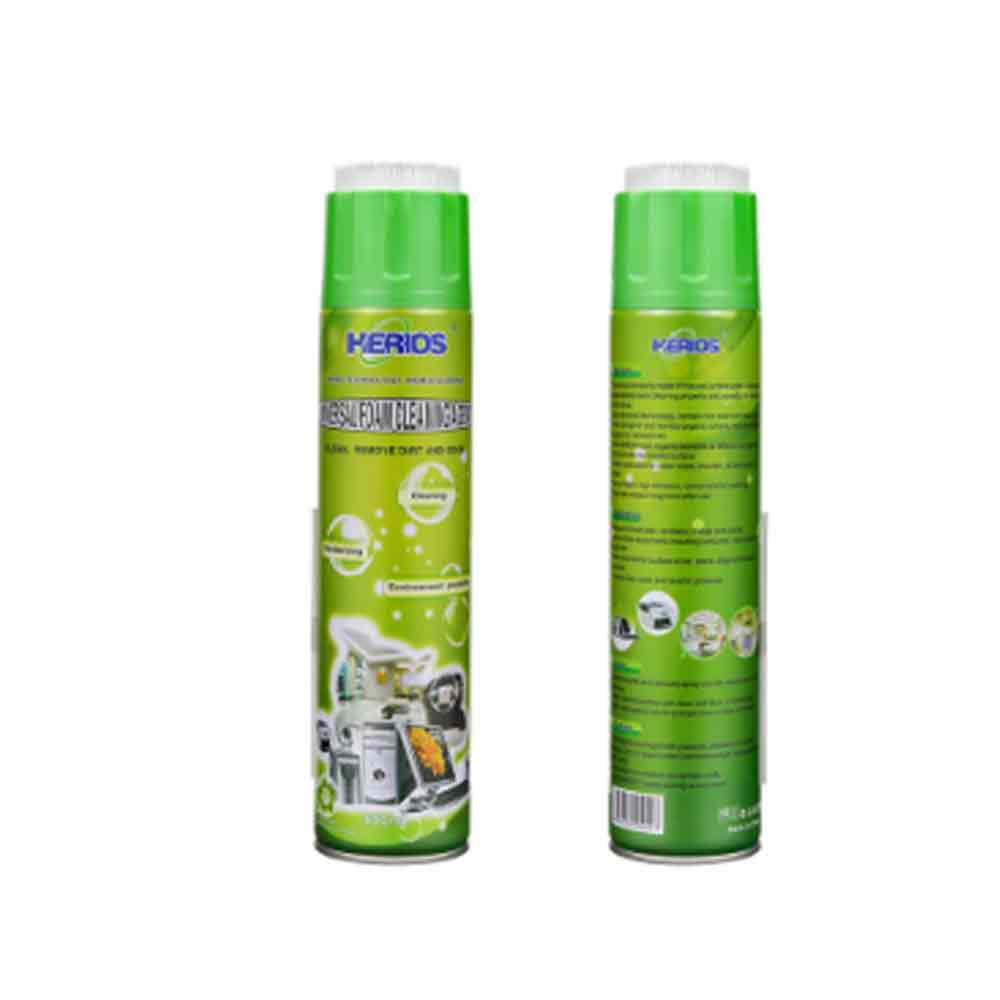 Herios Foam Cleaner 650ml eco-friendly and biodegradable label detail
