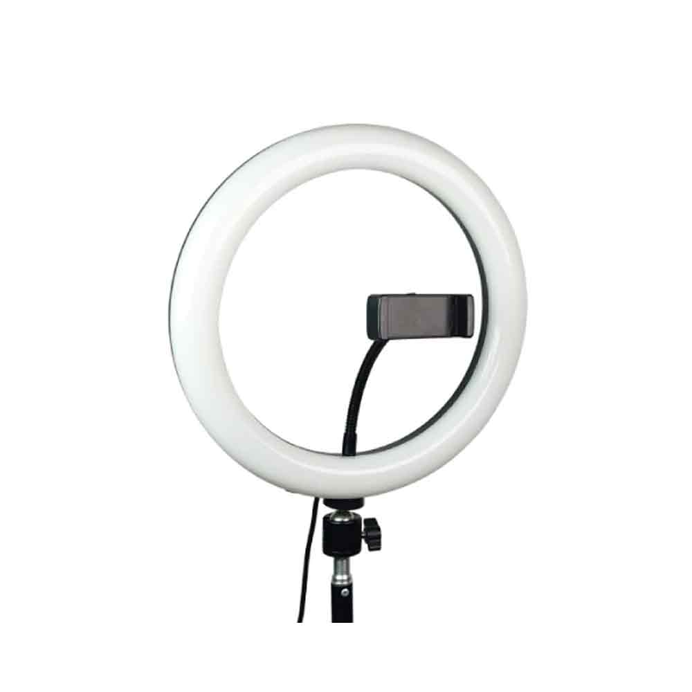 M-330 Ring Light showcasing adjustable brightness levels"