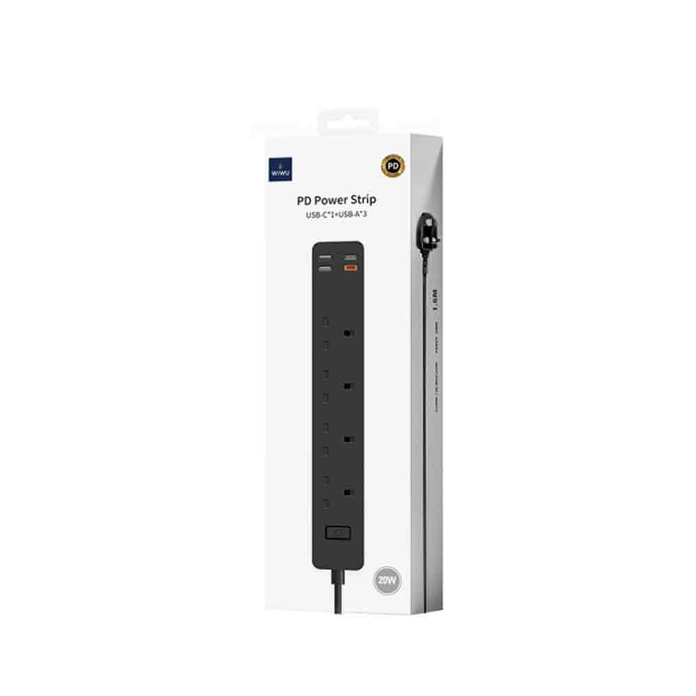 WIWU PD20W Power Extension Cord Front View