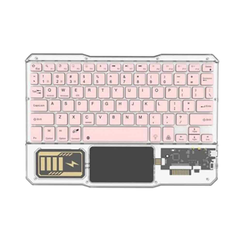 Wireless KB-333 Bluetooth Keyboard with Colorful Backlight