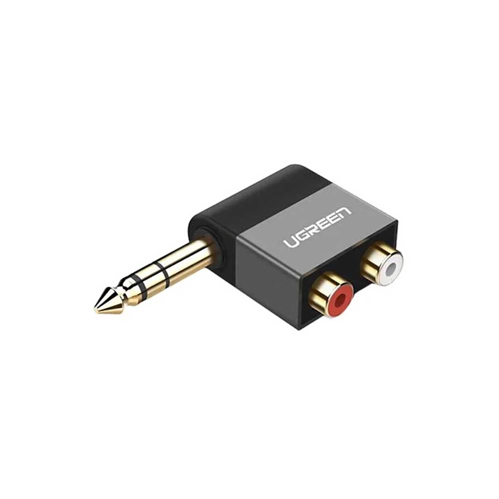 Ugreen 6.35mm Male to 2RCA Female Adapter