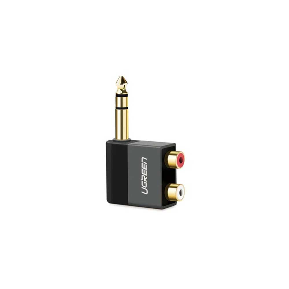 Ugreen 6.35mm Male to 2RCA Female Adapter