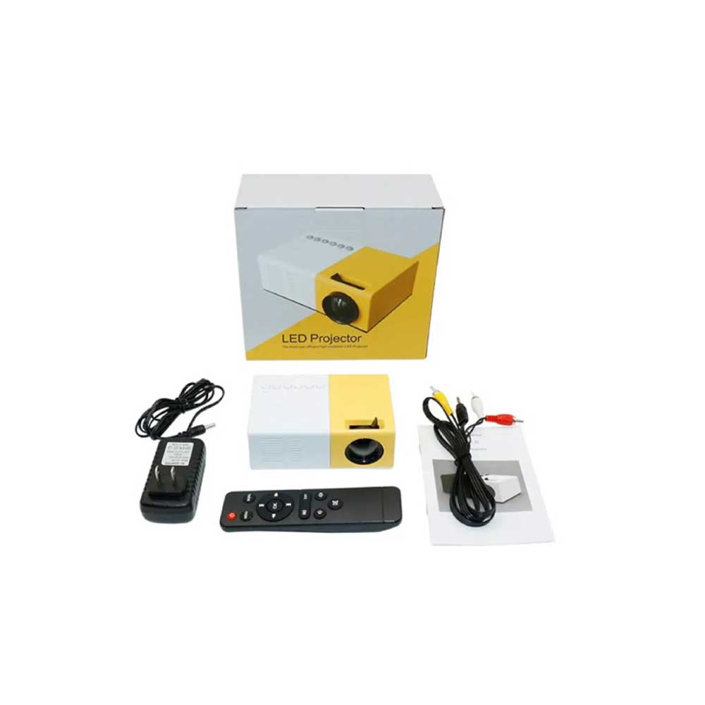 YG300S Yellow Mini Projector