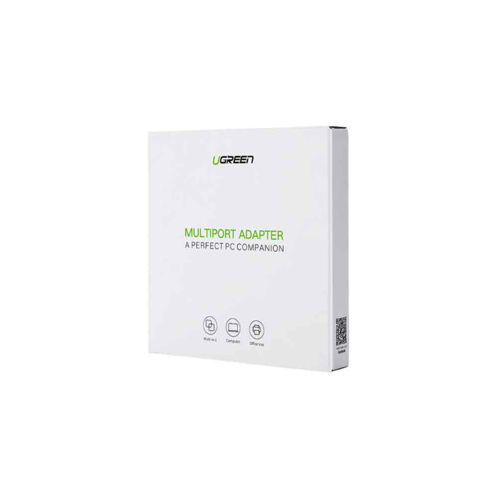 Ugreen USB Hub connected to laptop - Usage Scenario