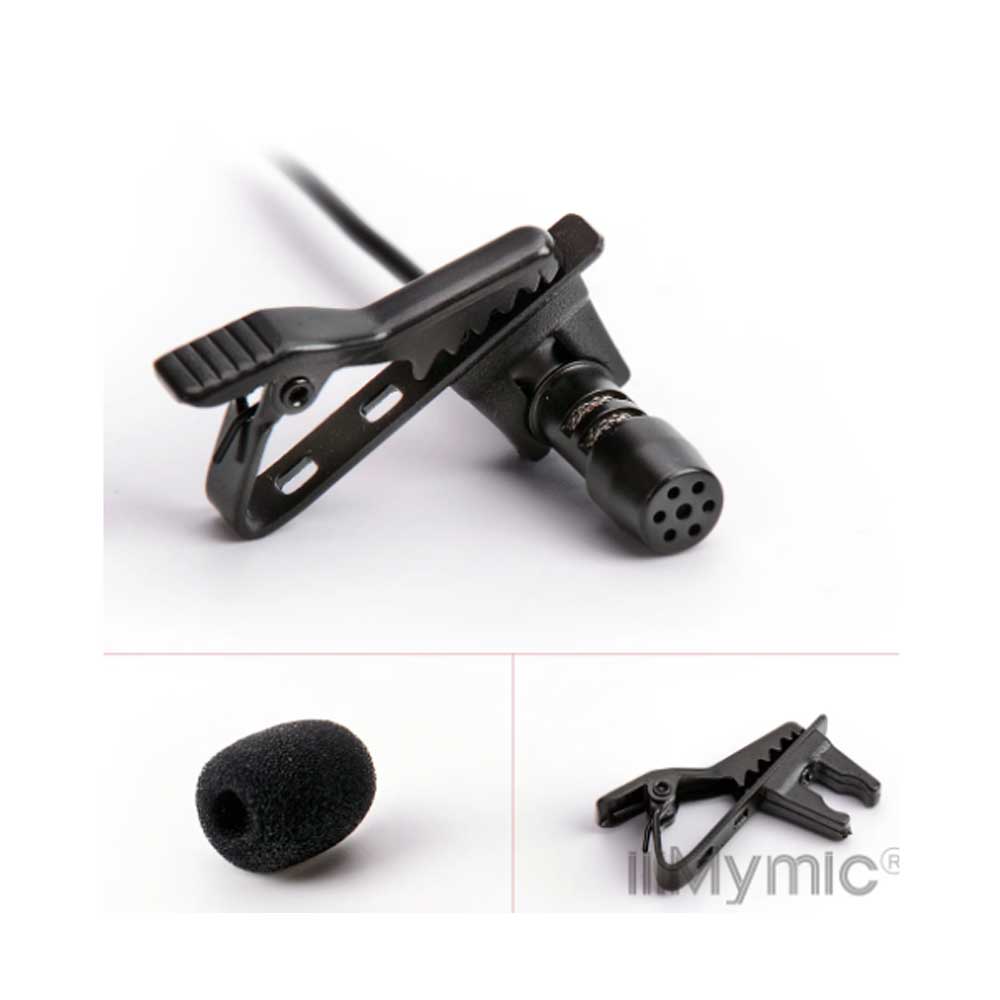Lavalier Lapel Microphone for Sennheiser BodyPack Transmitter 3.5 mm Lockable