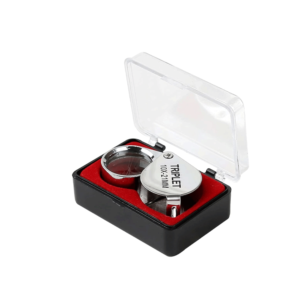 Magnifier Lens Triplet 10x 21mm Magnify Loupe