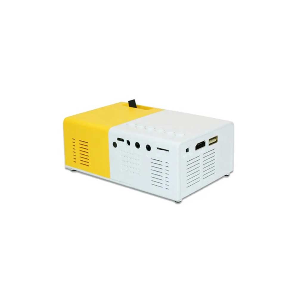 YG300S Yellow Mini Projector Enhanced Brightness