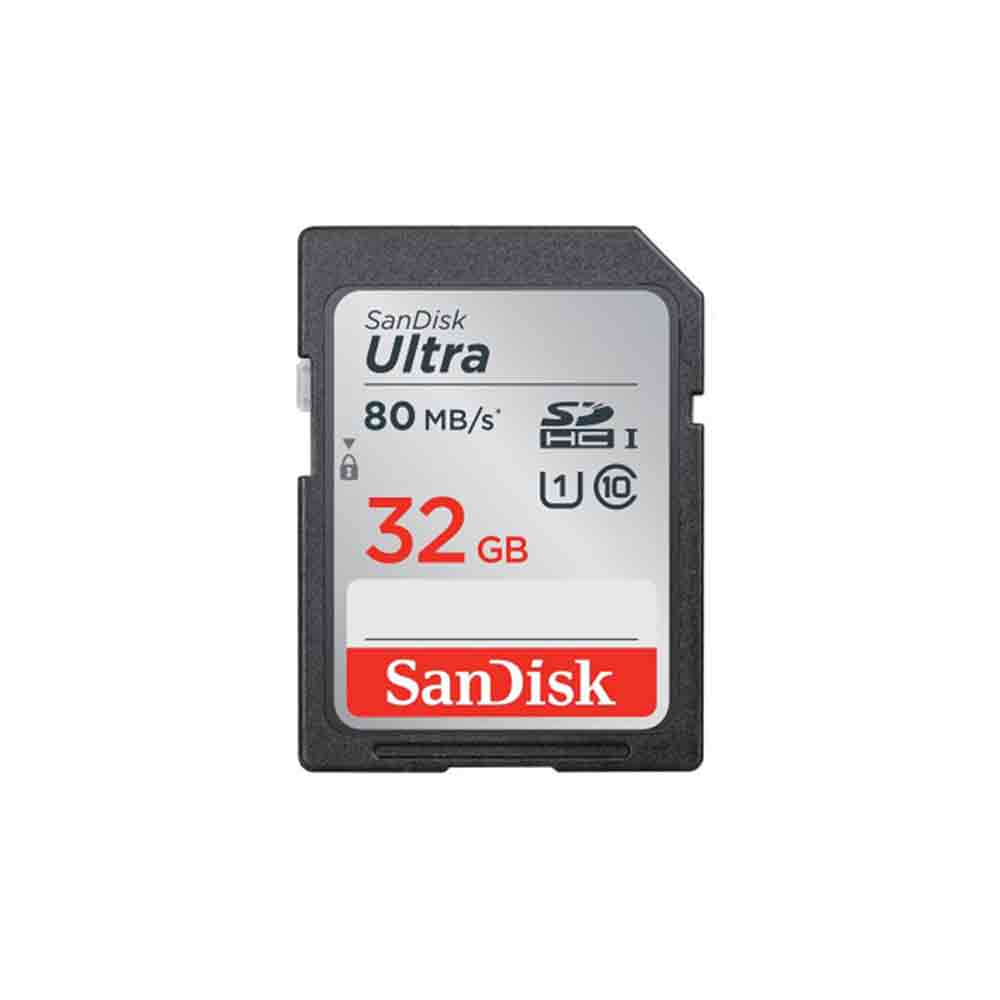 SanDisk Ultra 32GB Class 10 SDHC UHS-I Memory Card