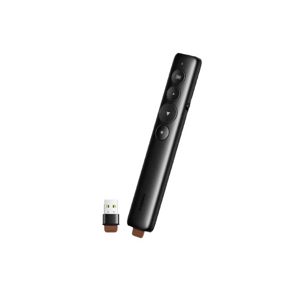 "Ugreen Laser Pointer Presenter in action, highlighting key points during a presentation