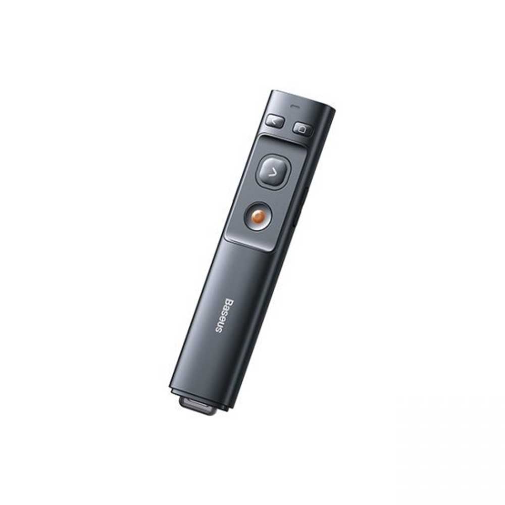 Baseus Orange Dot Wireless Presenter Red Laser Charging Feature