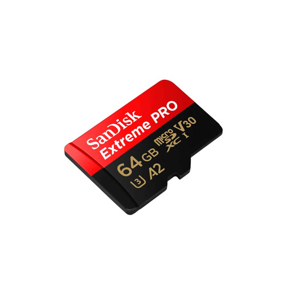 Sandisk MicroSDXC Extreme Pro 64GB 200MB/s A2 C10 V30 UHS-I