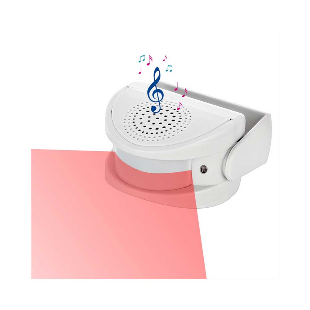 Wireless PIR Motion Sensor Chime Security Protection Alarm Doorbell