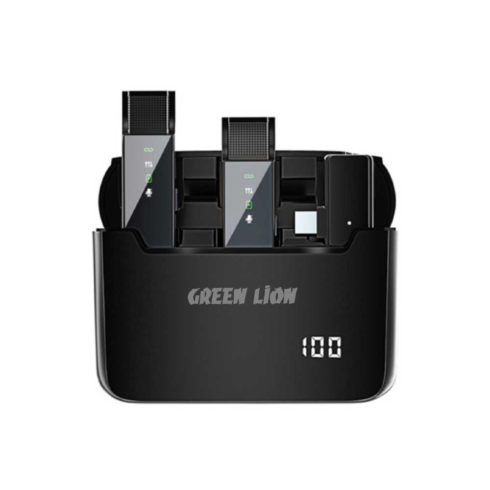 Green Lion 2 in 1 Digital Display Microphone (Lightning Connector)