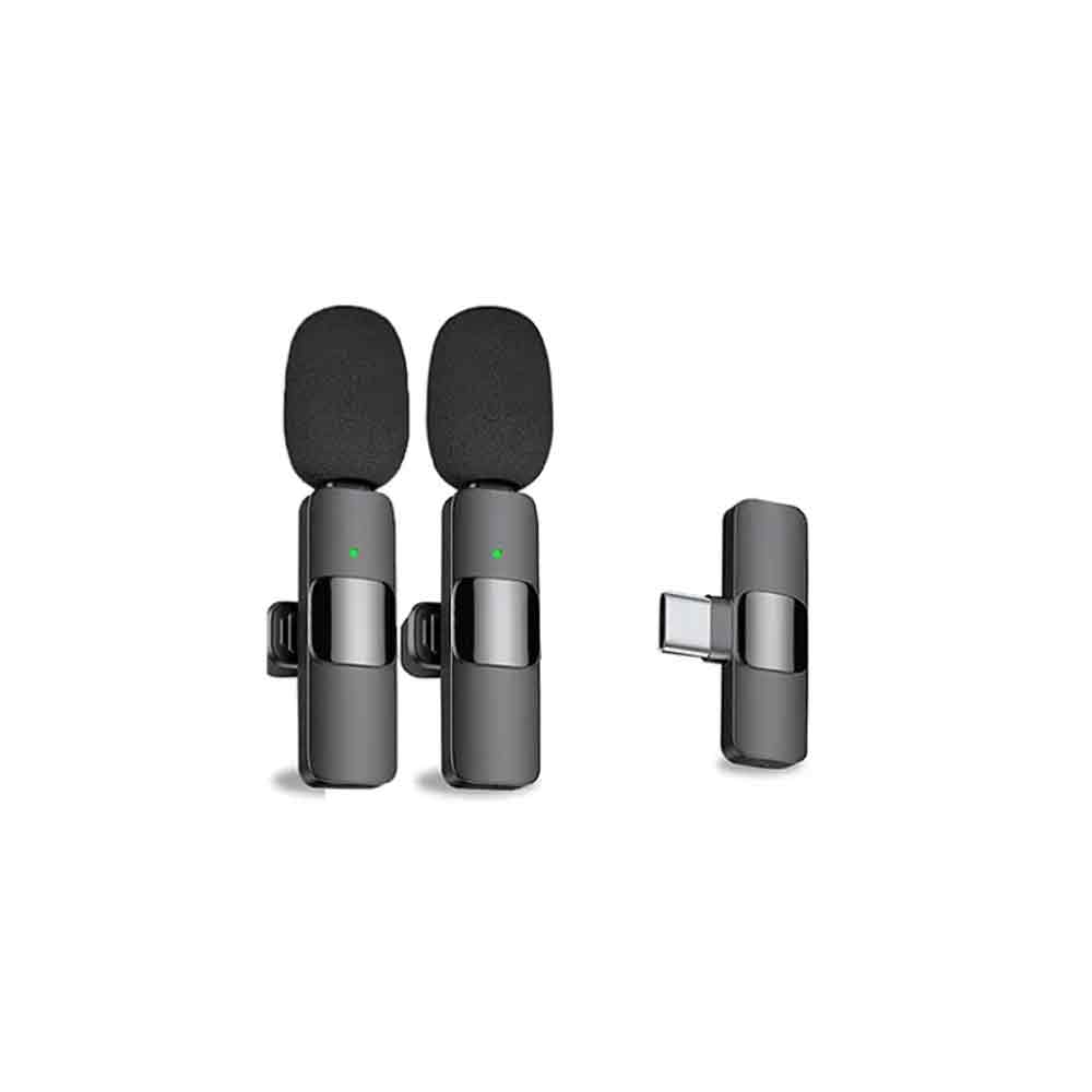 K9 Dual Wireless Clip Microphone Type C