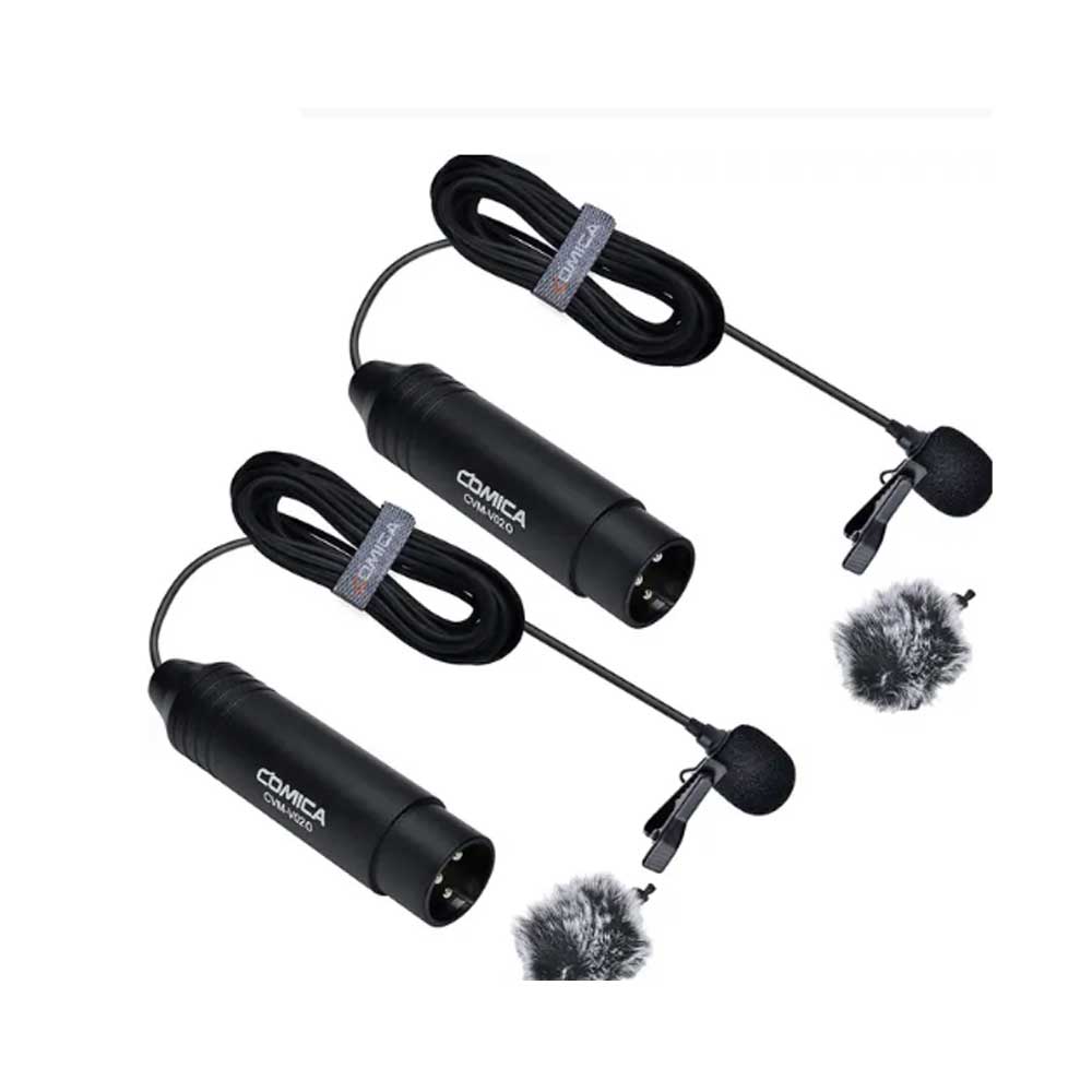 Comica CVM-V02 Omni-Directional 3-pin Lapel Microphone