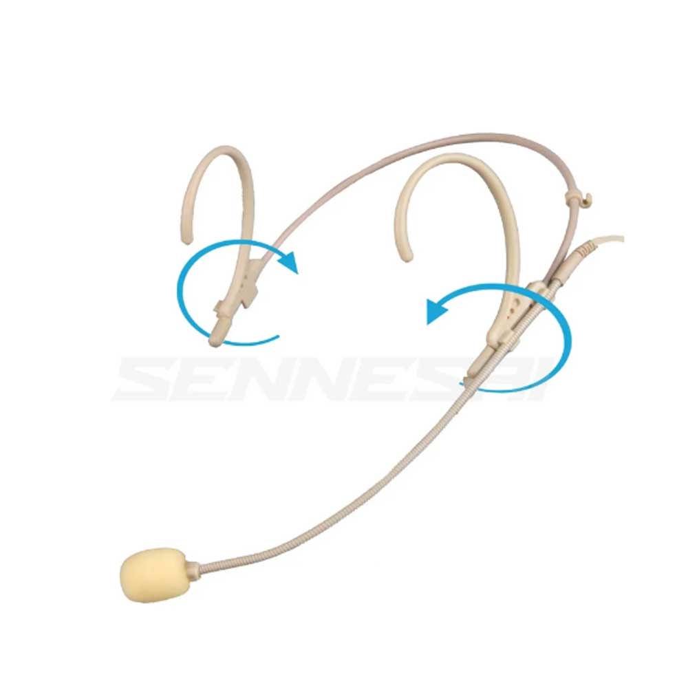 Headband 3.5mm Head Microphone for Sennheiser Bodypack
