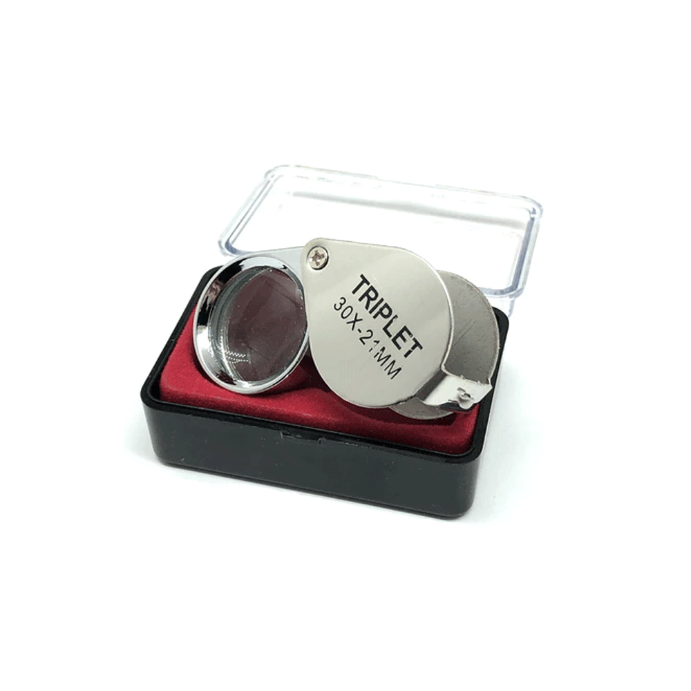 Loupe 30x - 21 mm Triplet Magnifying Glass