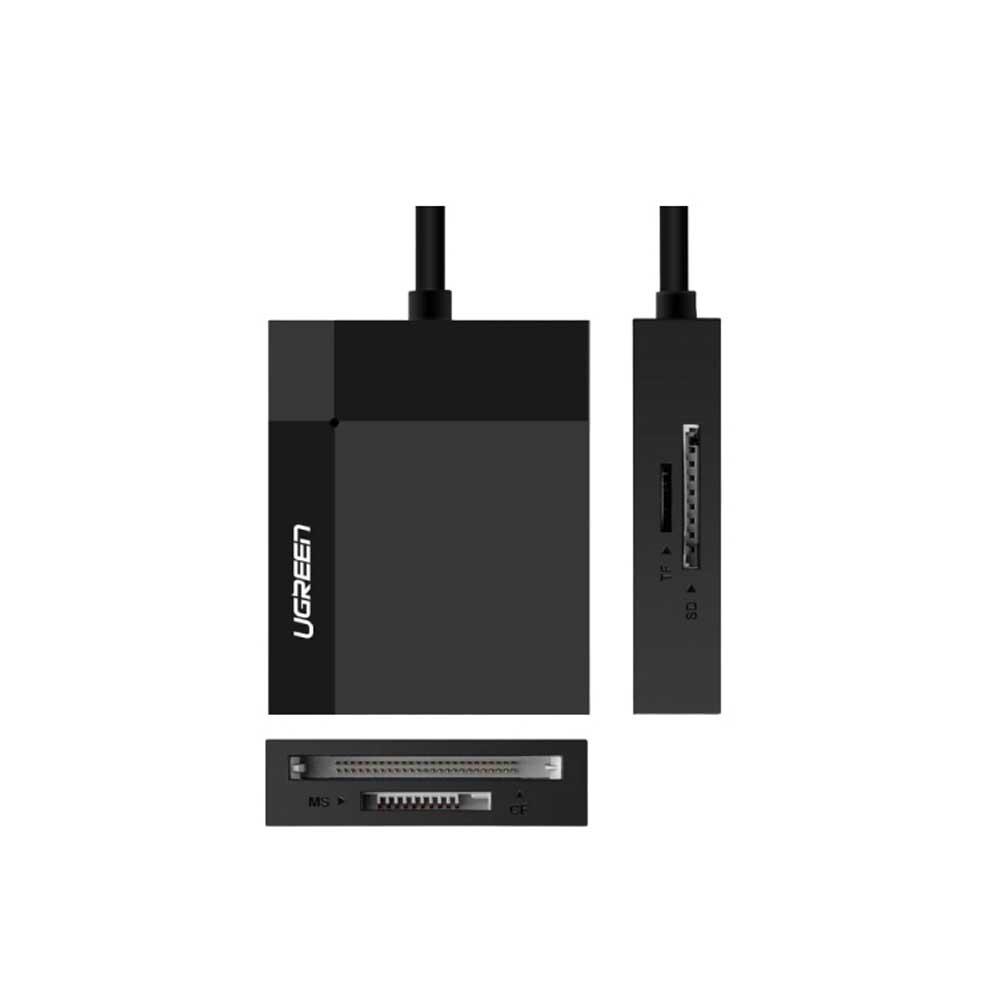 Compact and sleek design of UGreen 30333 USB Card Reader