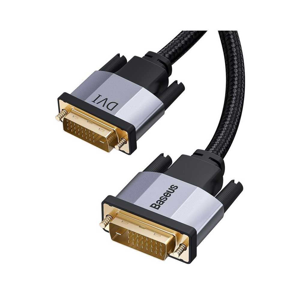 BASEUS DVI Male To DVI Male Bidirectional Adapter Cable CAKSX-R0G (1M)