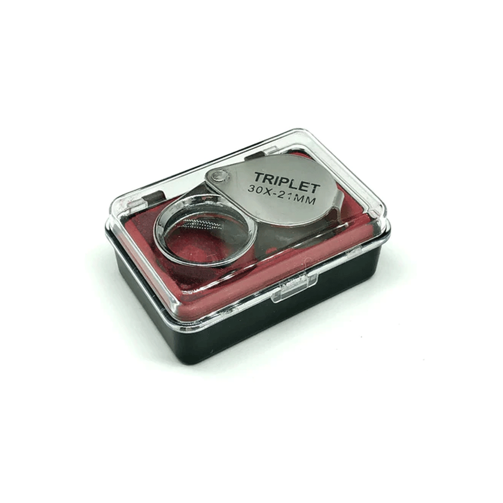 Loupe 30x - 21 mm Triplet Magnifying Glass