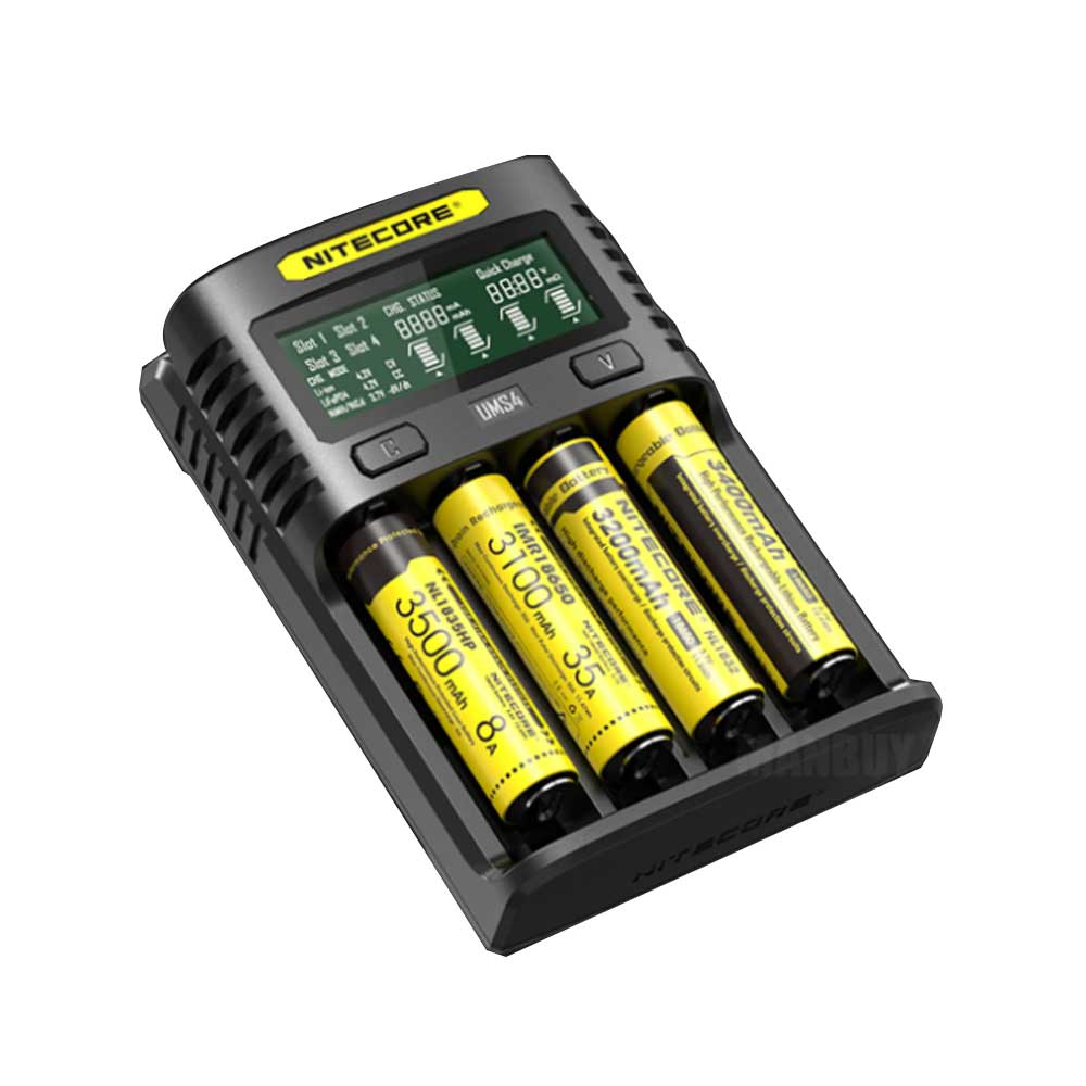 NITECORE USB 4 Slot Universal UMS4 Smart Battery Charger