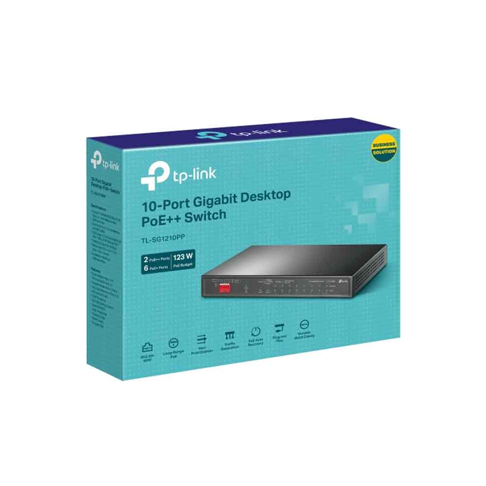 TP link TL-SG1210PP 10-Port Gigabit Desktop Switch