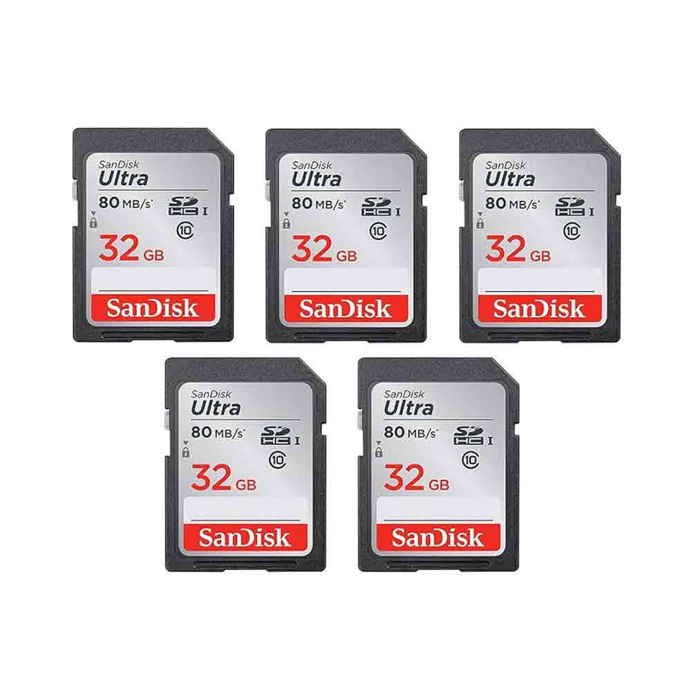 SanDisk Ultra 32GB Class 10 SDHC UHS-I Memory Card
