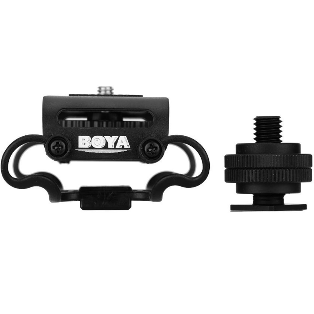 BOYA BY-C10 Shockmount on White Background