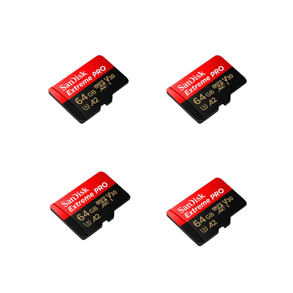 Sandisk MicroSDXC Extreme Pro 64GB 200MB/s A2 C10 V30 UHS-I