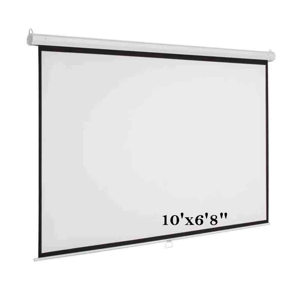 Wall Mounted Projector Screen Manual 4:03 150" (10'X6'8")