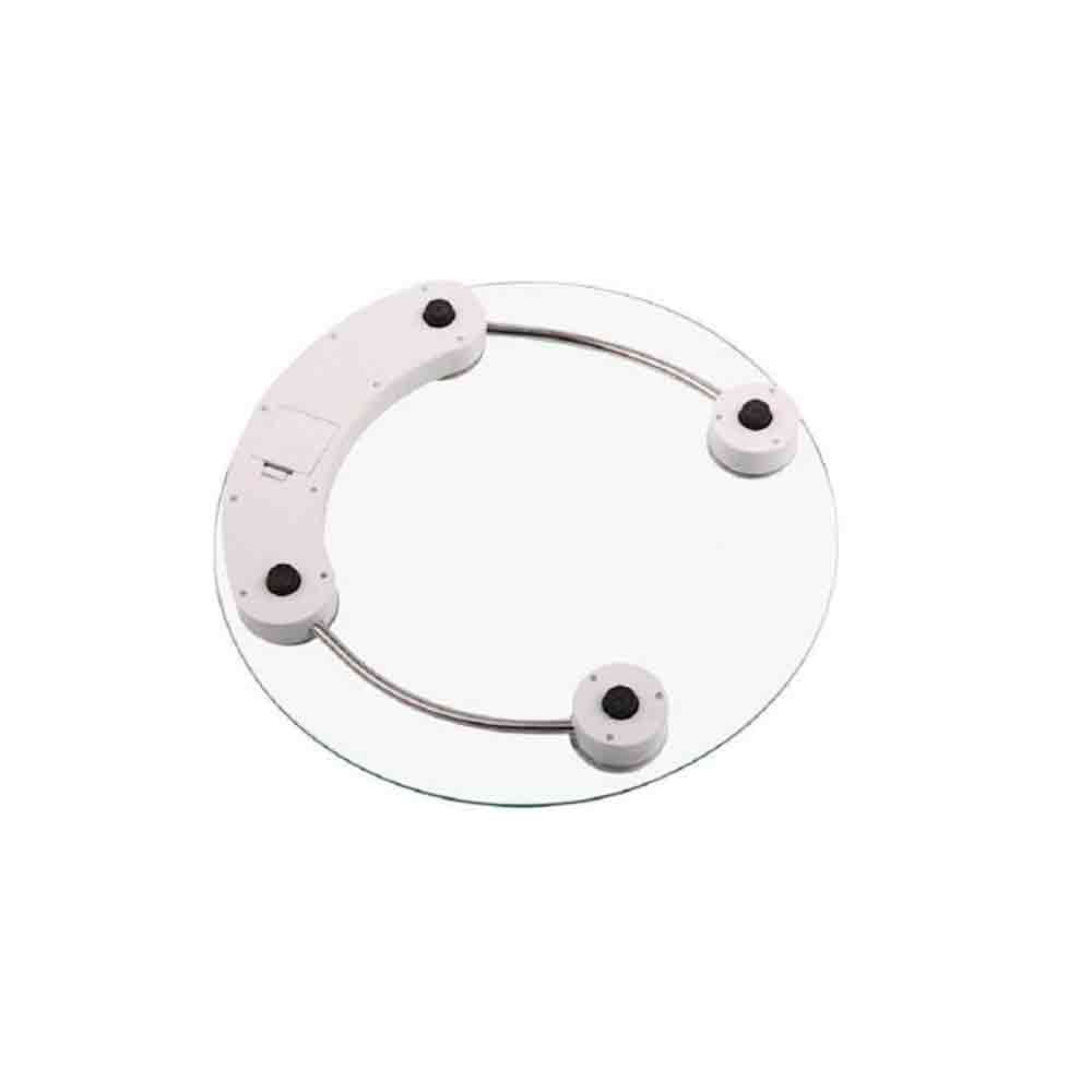 Round glass digital bathroom scale 150 kg